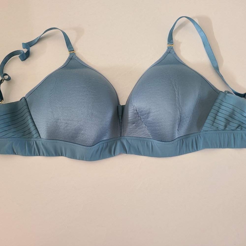 ThirdLove Seamless Stripe Wireless Bra 38A 1/2
